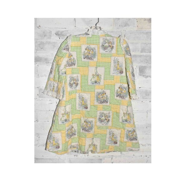 Vintage Alice in Wonderland Old Fabric Stunning Light Jacket 2T-4T - Picture 10 of 10